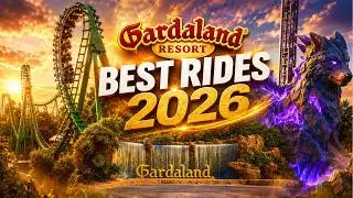 Gardaland Top 10+ Rides 2025/2026 . Italy 🇮🇹