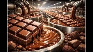Inside a Massive Chocolate Factory  Industrial Chocolate Production Process | Farmverse Daily Life