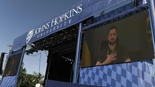 Volodymyr Zelenskyy Makes Surprise Speech at 2023 Johns Hopkins Commencement