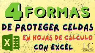 4 ejemplos de cómo PROTEGER CELDAS en una HOJA de cálculo de Excel