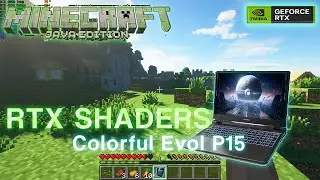 Colorful Evol P15 i5 - 12500H RTX 4050 Gaming Test | MINECRAFT RTX