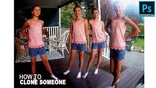How to clone someone in Adobe Photoshop -