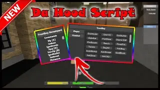 *Da Hood Script* [OP] | Fly, No Clip, Teleport, Godmode, WalkSpeed, AntiBag, And More!!