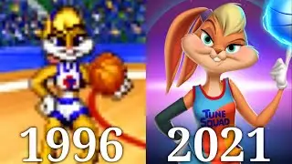 Evolution of Lola Bunny in Games 1996-2021