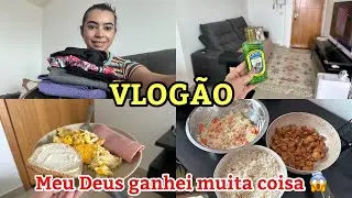VLOGÃO- ROTINA+ GANHEI MUITA COISA 😱meu dia simples e muito CORRIDO por- Jane Uchoa 💕