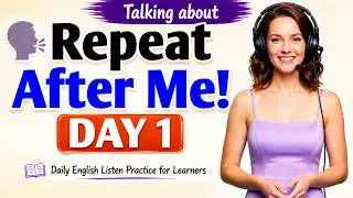 English Shadowing Practice Day 1 Ep. 1 | Speak Like a Native | English Conversation Practice