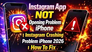Instagram app not opening Iphone Problem | iPhone Me Instagram Nahi Chal Raha Hai | How To Fix App