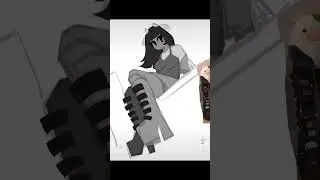 speedpaint: cow girl in boots