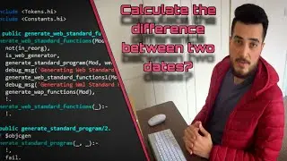 HOW TO CALCULATE THE DIFFERENCE BETWEEN TWO DATES || C++ PROGRAMMING LANGUAGE