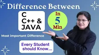 Difference Between C, C++ and JAVA in 5 Minutes| Every Student should know| Padho Engineering