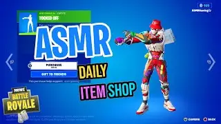 ASMR Fortnite NEW Tocked Off Emote! Daily Item Shop 🎮🎧 Relaxing Whispering 😴💤