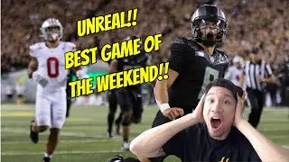 #2 Ohio State vs. #3 Oregon REACTION!! (Best Game of the Weekend!)