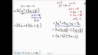 2D 6-7 F Factoring Multiple Strategies