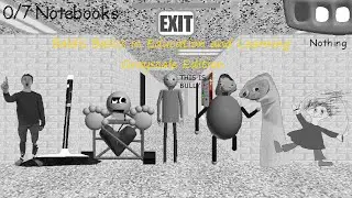 Baldis Basics in Education and Learning Grayscale Edition