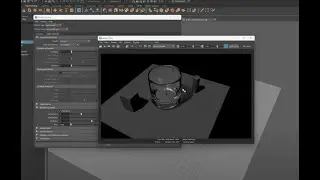 Creating a glass material in Maya 2024 without Arnold