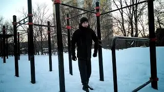 8 one arm pull ups with short top holds. One arm muscle up