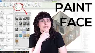 Revit - Assign Materials to Individual Surfaces Using the Paint Face Tool