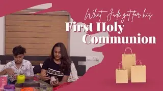 What Jude got for his First Holy Communion 🤍🕊️✨| Anna K Shine