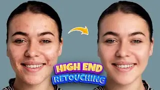 High End Skin Professional Retouching | Adobe Photoshop 2023