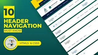 10 Ways to Create a Navigation Bar with CSS Flexbox  | HTML CSS | How to create a CSS navigation bar
