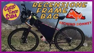 Recensione borsa telaio bikepacking KICKING DONKEY