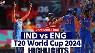 India versis England T20 World Cup 2024 semi final 2