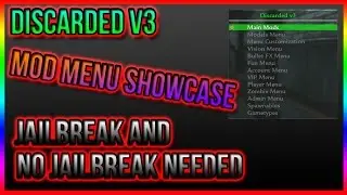 {PS3/No Jailbreak & jailbreak} Discarded v3 - Mod Menu Showcase
