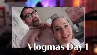 AFTER DARK CHRISTMAS DECORATE WITH ME | Vlogmas