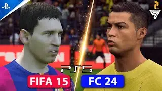 FIFA15 vs FC24 - PS5 Gameplay