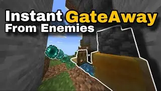 Minecraft Ender Pearl Stasis Chamber Instant Escape Trick - Bedrock Edition
