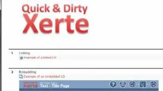 Using Xerte (XOT) with Moodle part 2