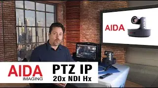 AIDA PTZ IP Camera With NDI Hx and 12x/20x Zoom