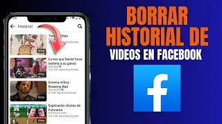 Borrar historial de videos de Facebook | Cómo BORRAR VIDEOS vistos en Facebook