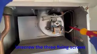 How to replace fan assembly on  Worcester 24 CDI boiler