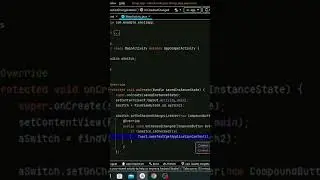 Switch Button - Switch Button in Android Studio 