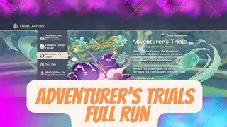 So... I Soloed and Cooped Adventurer's Trials in Genshin Impact! (FULL RUN)