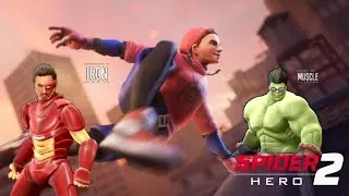 #SpiderFighter2 #spiderman #ironman #Muscle