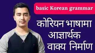 Basic Korean grammar in nepali for beginners | korean language in nepali | Korean grammar in nepali