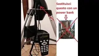 Alimentare una montatura skywatcher AZ go to tramite Power bank