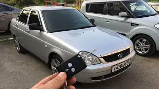 Chinese flip key for VAZ Priora + Chinese LEDs