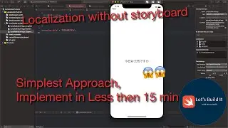 iOS Localization Simplest Tutorial (Without storyboard) 🔥🔥🔥