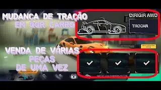 Mudança na venda de peças e alteração na tração do carro