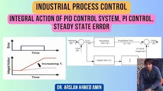 Integral Action of PID Control System, PI Control, Steady State Error, Industrial Process Control