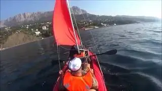 Крым. Штиль. Стриж на месте стакселя