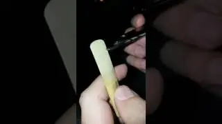 Как подточить трость саксофона