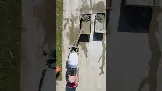 Concrete Washout View from Drone
