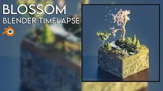 CHERRY BLOSSOM - Blender 3.1 Speed Art