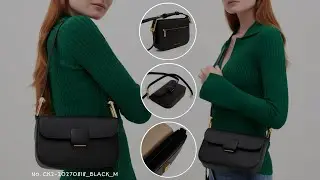 Koa Square Push-Lock Shoulder Bag - Black | UNBOXING REVIEW
