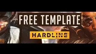 Battlefield Hardline FREE YouTube Banner Template : 2015 Download PSD