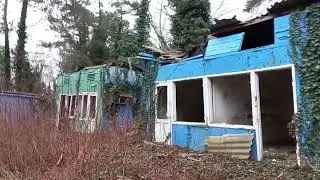 ЗАБРОШЕНЫЙ ЛАГЕРЬ .НА БЕРЕГУ ЧЕРНОГО МОРЯ И ГОРНОЙ РЕКИ.